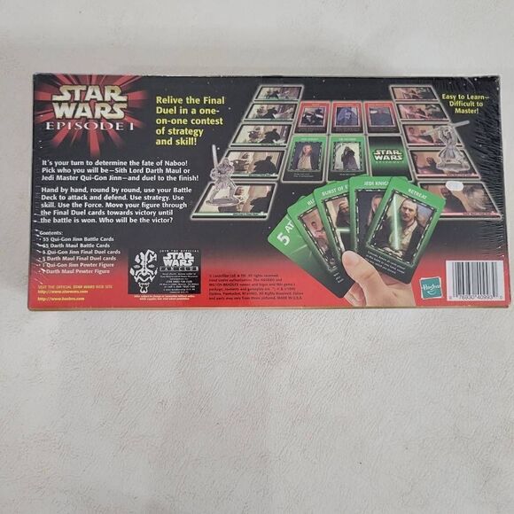 NEW Star Wars Episode I Clash of the Lightsabers Card Game Action Figure Hasbro - Picture 4 of 7